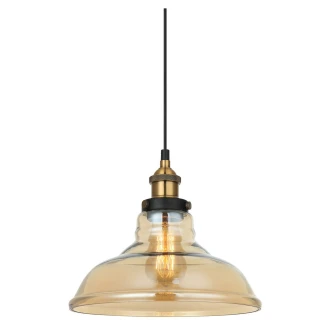 Hängande Lampa <strong>Huron</strong>  Bärnsten Blank Ø 28 cm