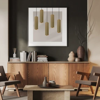 Hängande Lampa Tesoro Guld Matt