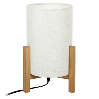 Bordslampa <strong>Onesa</strong>  Vit, Trä Matt