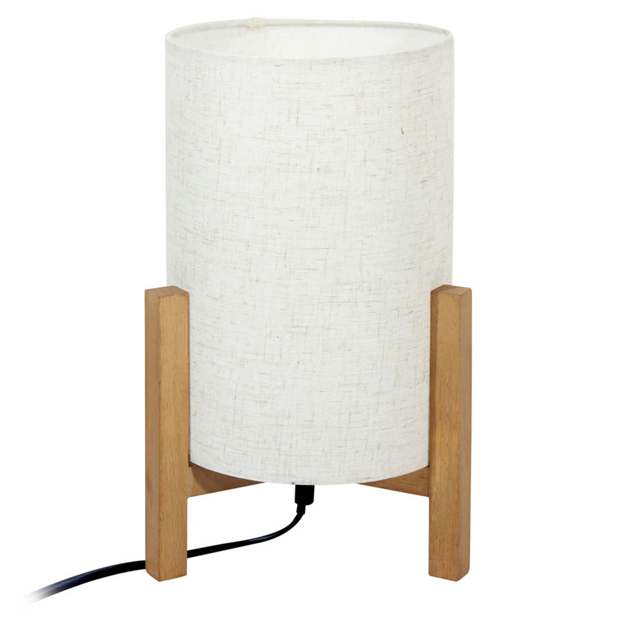 Bordslampa Onesa Vit, Trä Matt