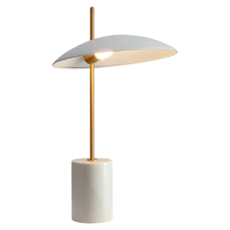 Bordslampa <strong>Vilano</strong>  Vit Marmor Matt