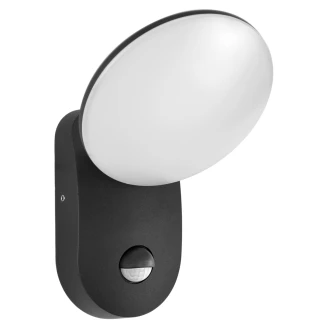 Vägglampa <strong>Montel</strong>  med Sensor 4000 K Svart Matt