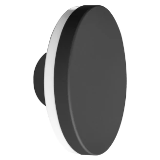 Vägglampa <strong>Vianoa</strong>  Rund Svart Matt