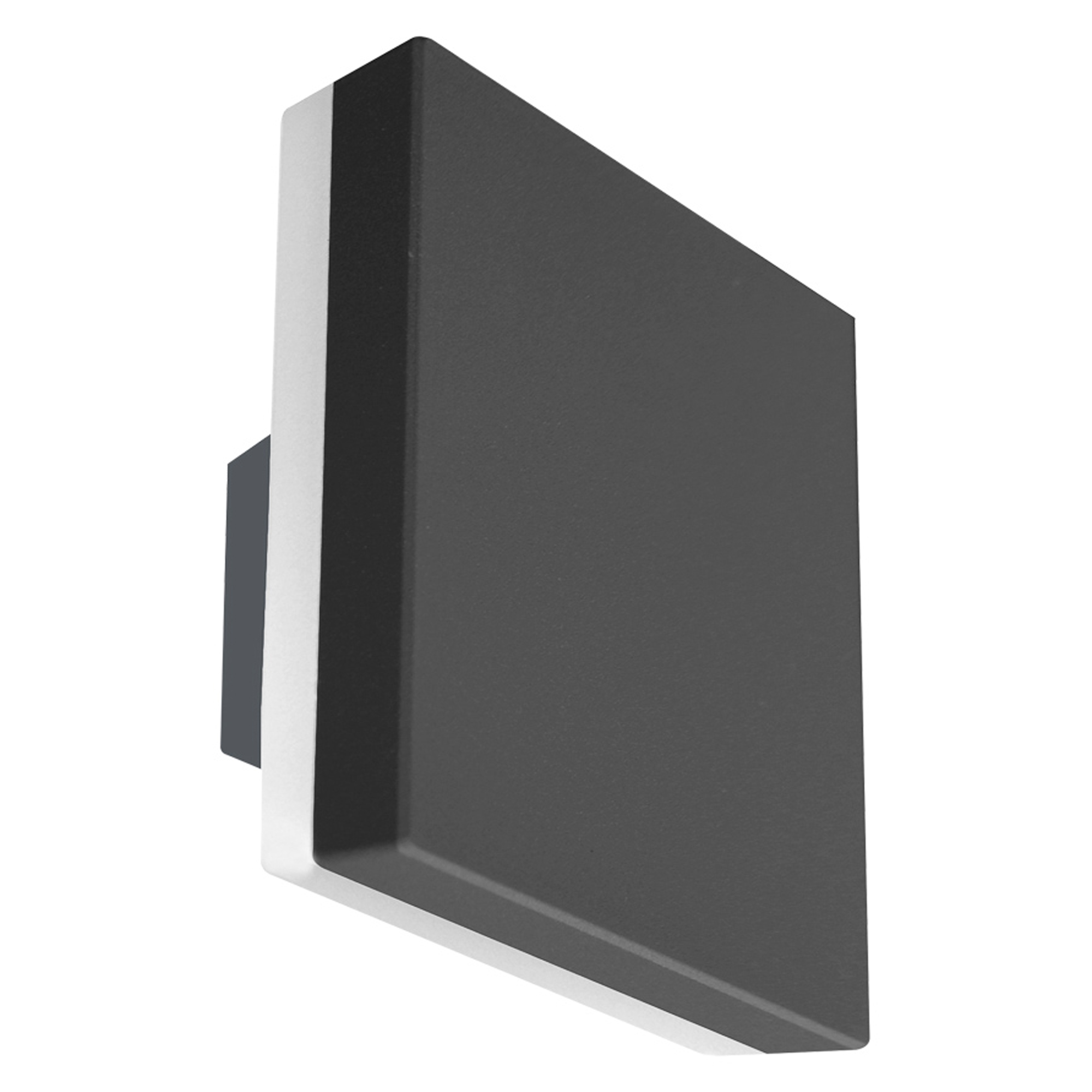 Vägglampa Vianoa Fyrkant Svart Matt