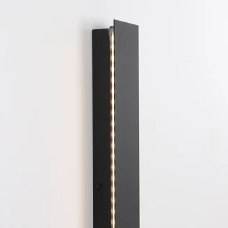 Vägglampa <strong>Mutria</strong>  4000 K Svart Matt 30 cm
