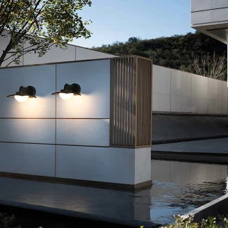 Vägglampa <strong>Isaro</strong>  3000 K Svart Matt