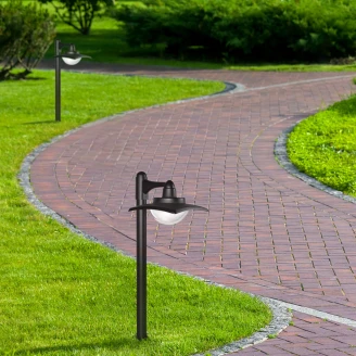 Trädgårdslykta <strong>Isaro</strong>  4000 K Svart Matt