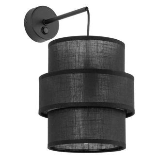 Vägglampa <strong>Luma</strong>  Svart Matt