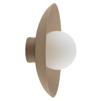 Vägglampa <strong>Solin</strong>  Beige, Vit Matt