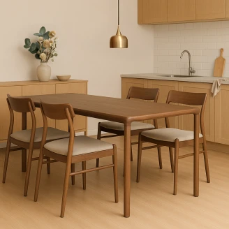 Zuiver Matbord <strong>Storm Ny</strong>  Valnöt 220x90 cm