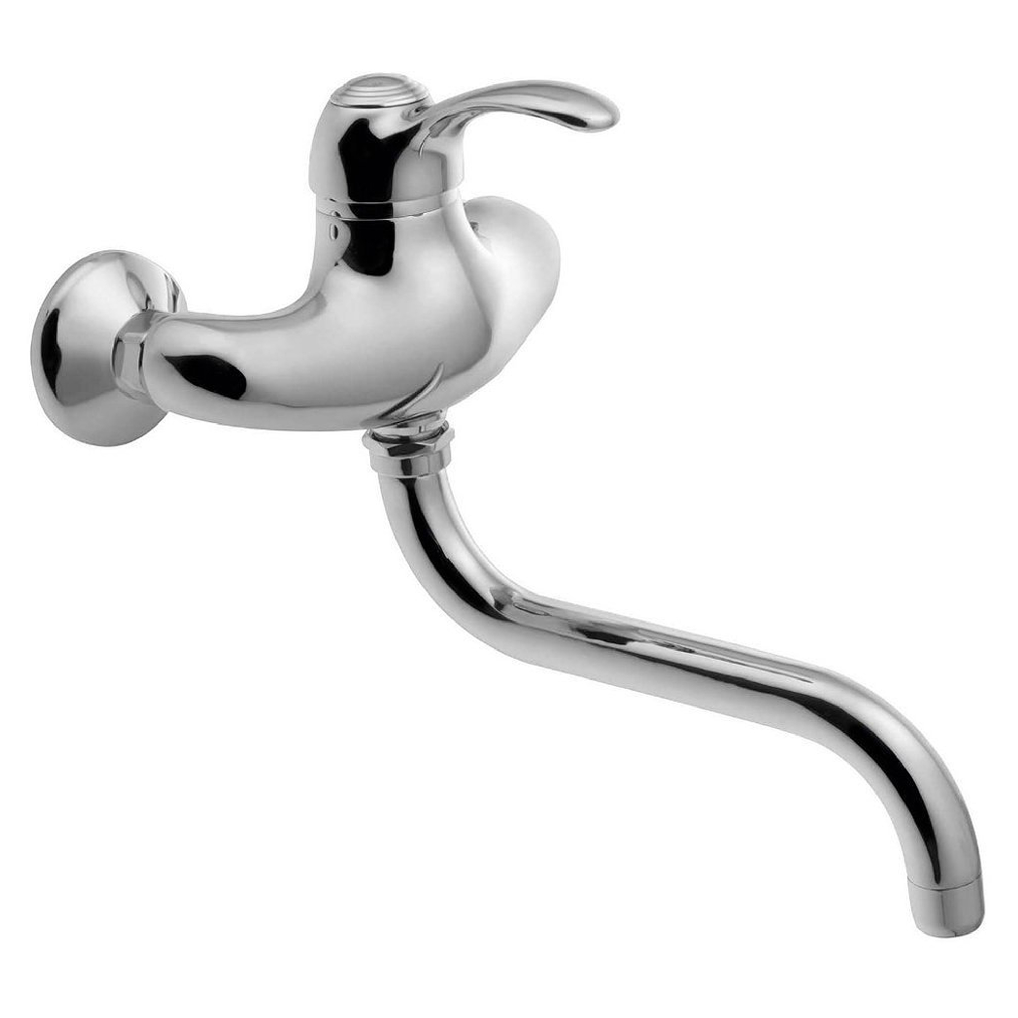 Väggmonterad Tvättställsblandare Valmere Krom Blank