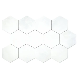 Hexagon Klinker <strong>Calm</strong>  Vit Matt 14x16 cm