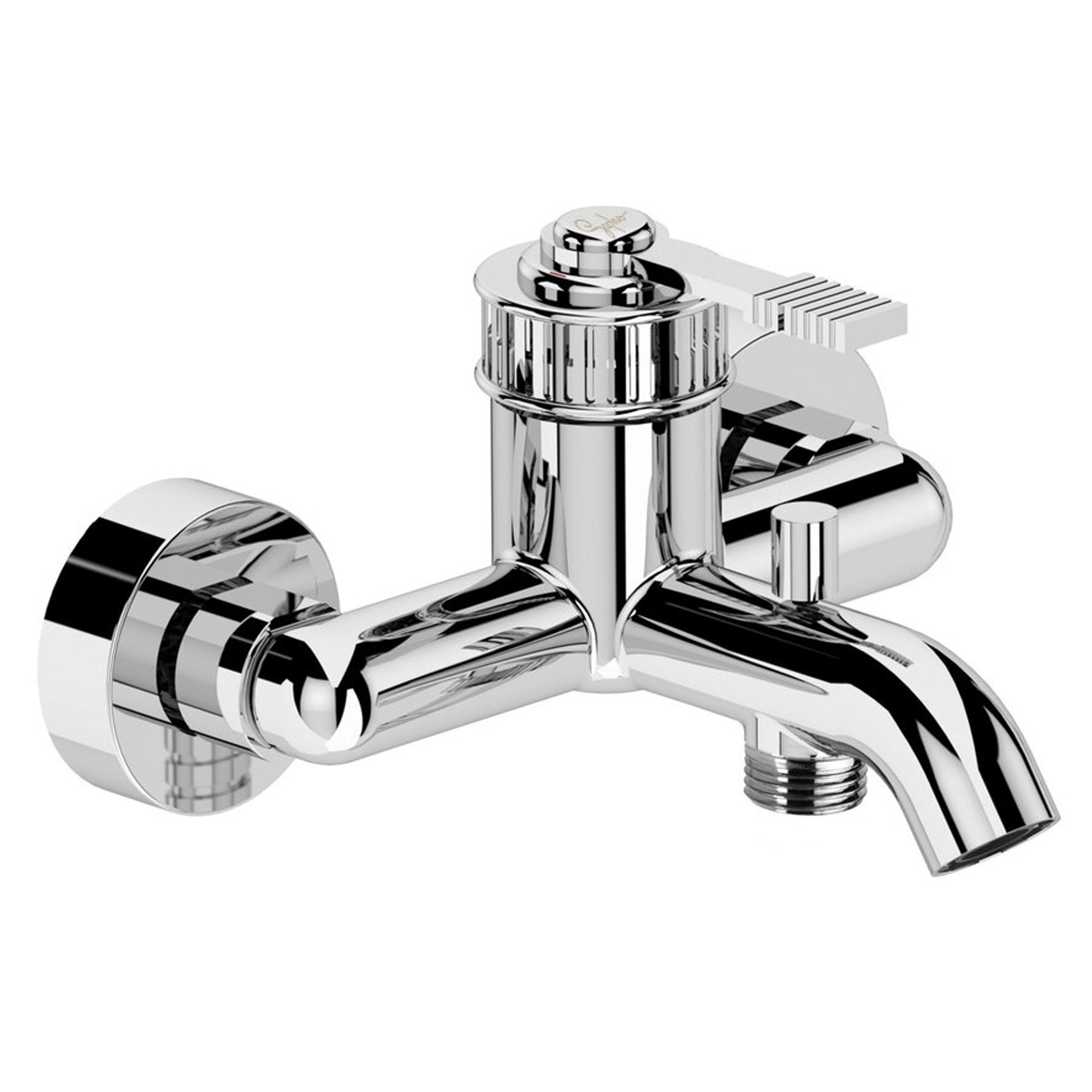 Badkarsblandare Calden Krom Blank