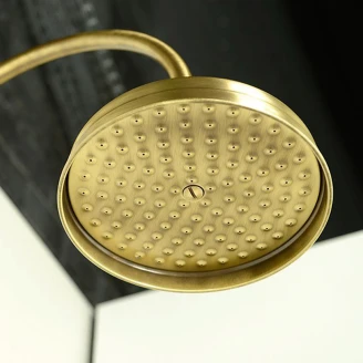 Takduschset <strong>Lancaster</strong>  Brons Matt med Termostat