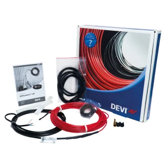 Golvvärmepaket DEVIcomfort™ 10T - 10 W/m, 20 m + Termostat DEVIreg™ Touch