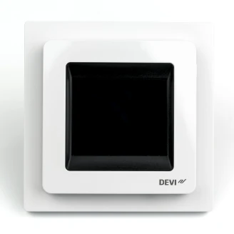 Termostat <strong>DEVIreg™ Touch</strong>  Polar White - Pekskärm, Rums- och Golvgivare