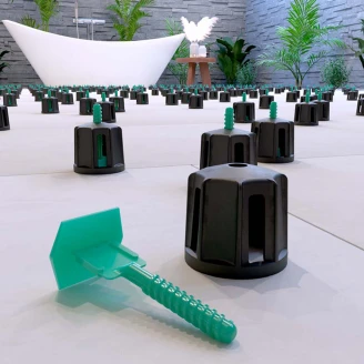 Nivåsystem Gyre bas 3 mm 100 st