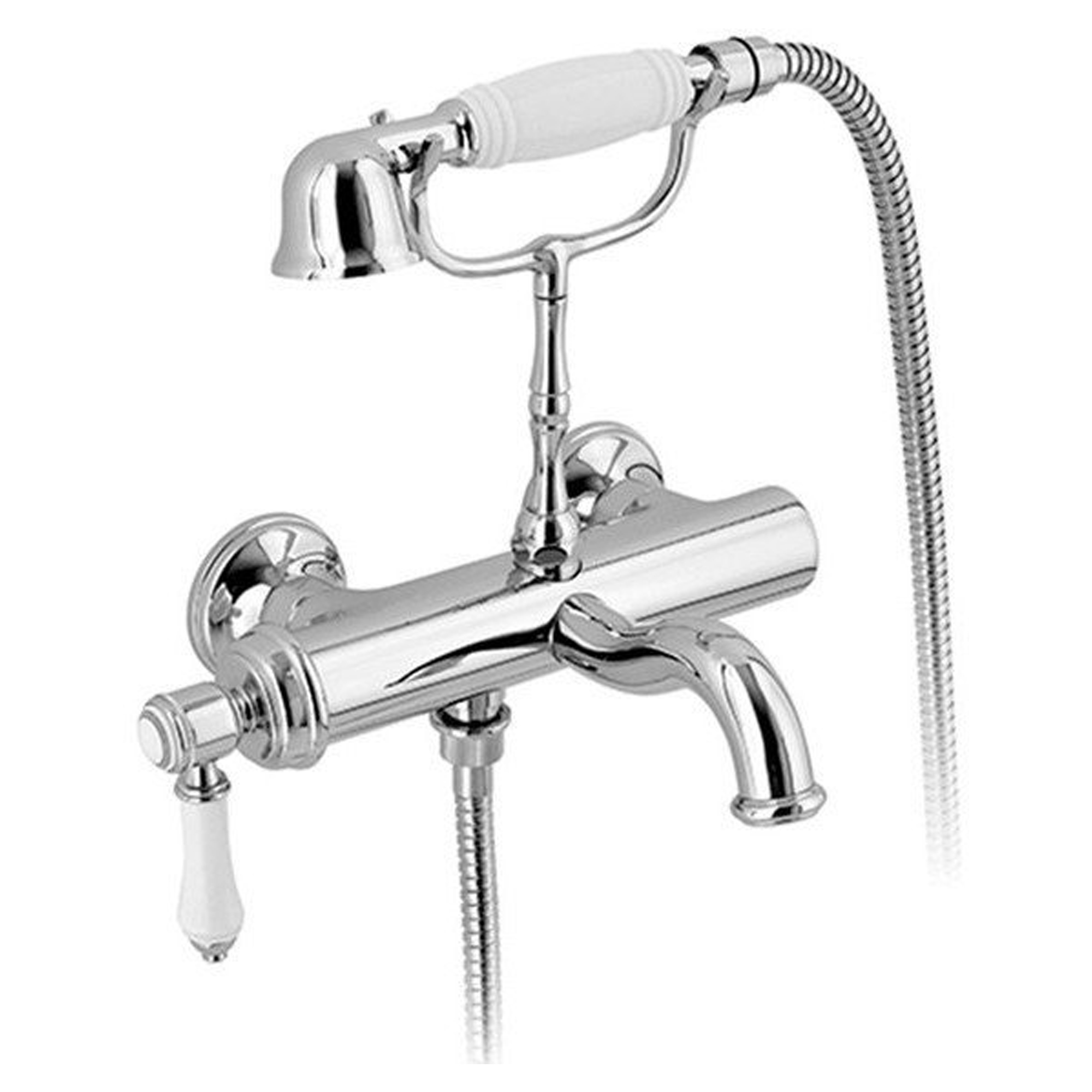 Badkarsblandare Arlington Krom Blank med Handdusch