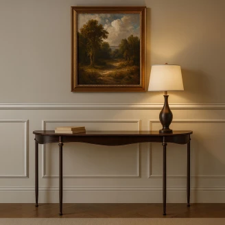 Werner Voss Konsolbord Oxford Svart Matt