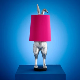 Werner Voss Golvlampa <strong>Hiding Rabbit®</strong>  Rosa, Silver
