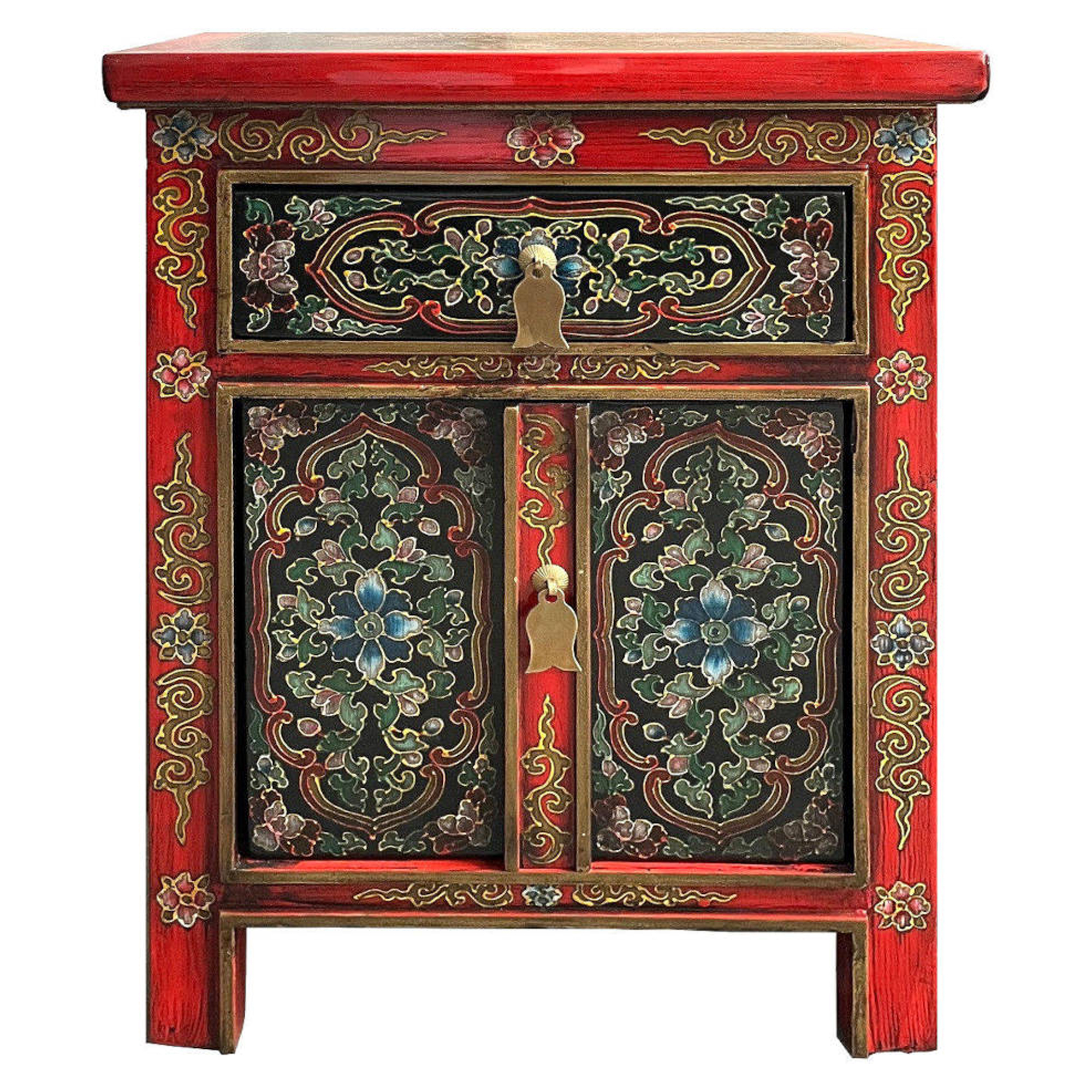 Werner Voss Skåp Dynasty Betta Röd, Flerfärgad