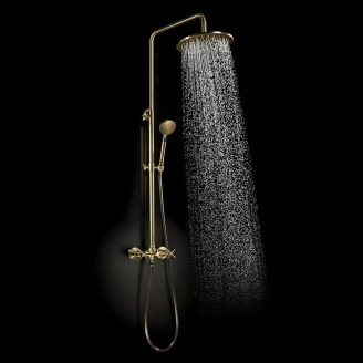 Takduschset med Duschblandare <strong>Temisto</strong> Krom Blank