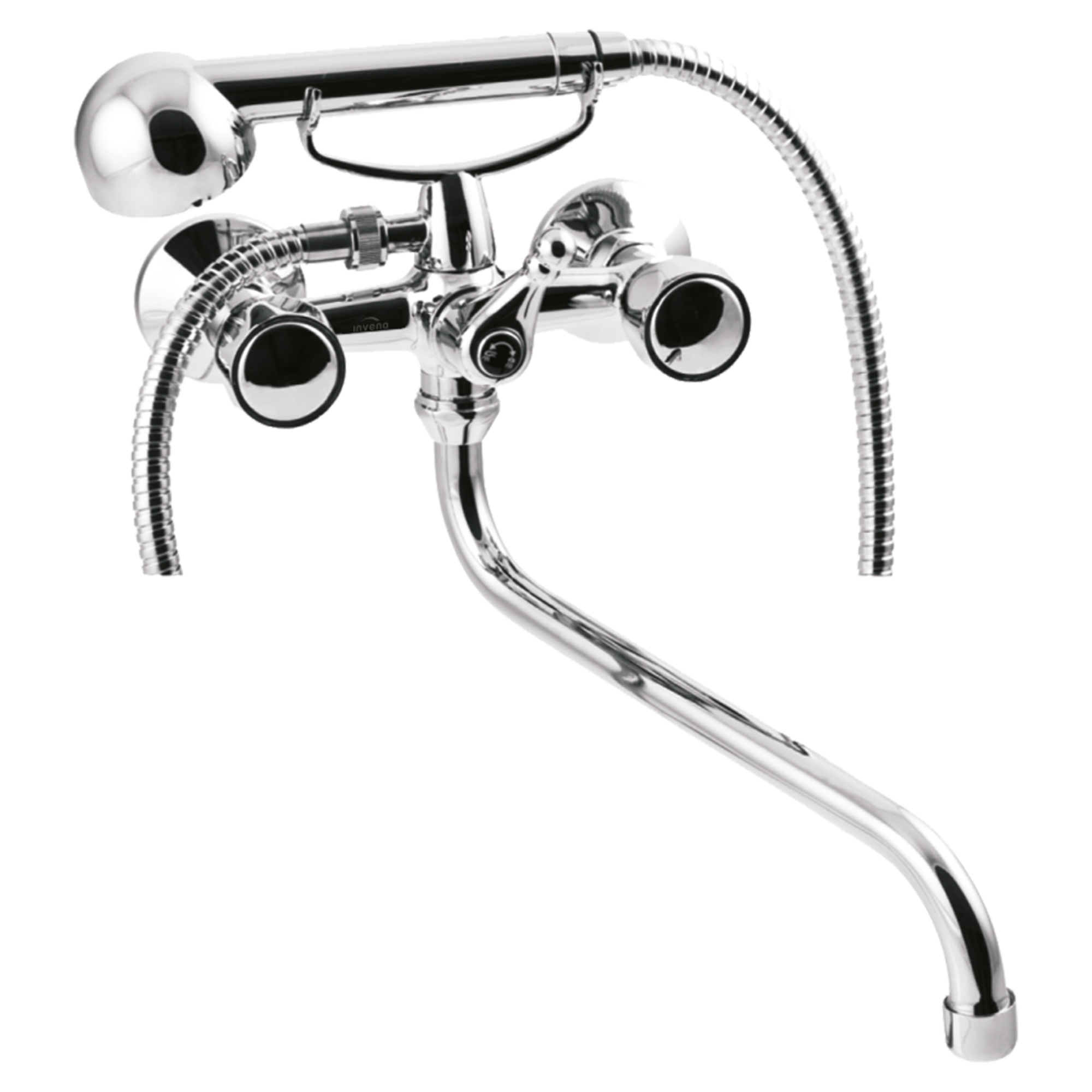 Badkarsblandare Wexford 30 cm Krom Blank