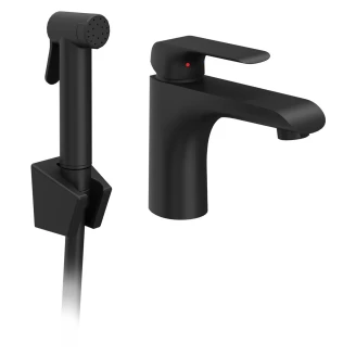 Ravak Bidéblandare med Bidédusch <strong>Flat</strong>  Svart Matt