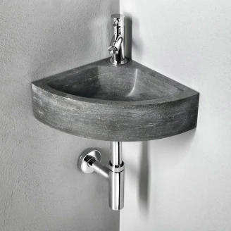 Sten Tvättställ <strong>Marenza</strong>  Svart Matt 30x30 cm