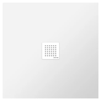 Gjutmarmor Duschkar <strong>Struktura</strong>  100x100 cm Vit Blank