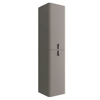 Högskåp <strong>Avrel</strong>  Taupe Matt med Handtagen Svart