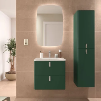 Högskåp <strong>Avrel</strong>  Royalgrön Matt med Handtagen Krom