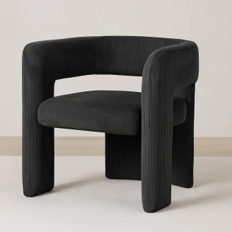 Leitmotiv Fåtölj <strong>Vigor</strong>  Svart Matt