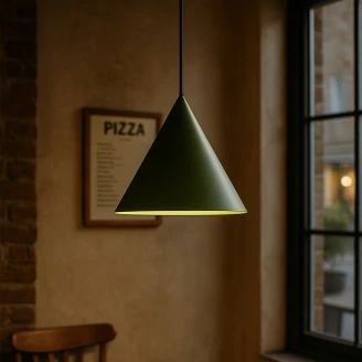 Hängande Lampa <strong>Seattle</strong>  Grön Matt Ø 32 cm