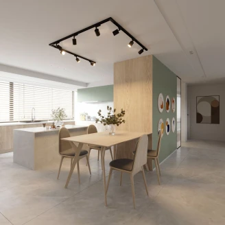 Skensystem Set <strong>Tracer 1-Fas</strong>  U-form Avia Svart