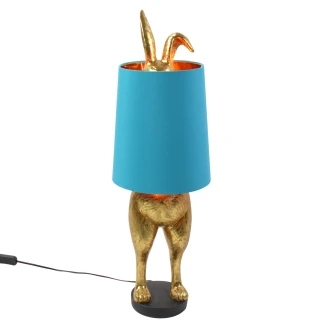 Werner Voss Bordslampa <strong>Hiding Bunny®</strong>  Turkos, Guld