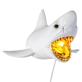 Werner Voss Vägglampa <strong>Sharky Shark</strong>  Vit