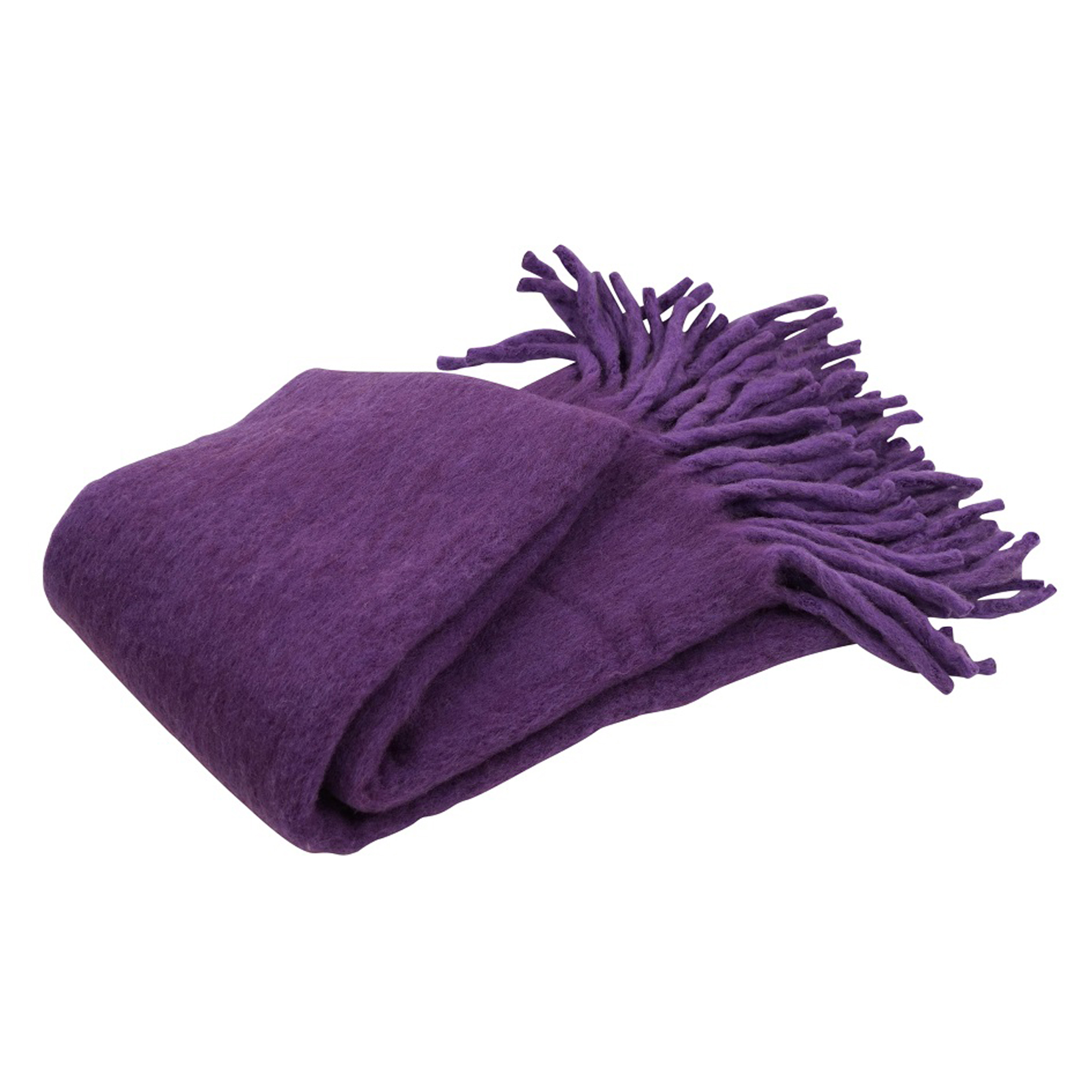 Werner Voss Pläd Mohair Lila