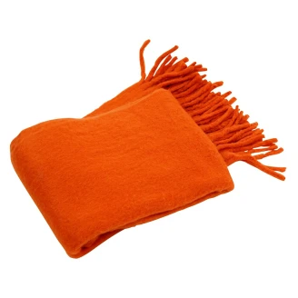 Werner Voss Pläd <strong>Mohair</strong>  Orange