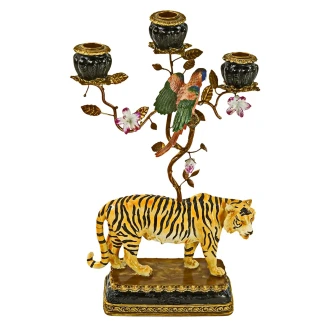 Werner Voss Ljusstakar <strong>Tiger</strong>  Gul, Svart