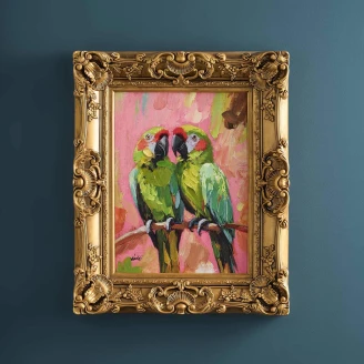 Werner Voss Talva <strong>Parrots</strong>  Flerfärgad