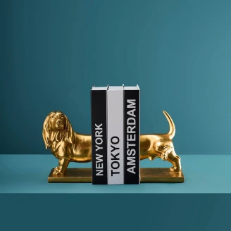 Werner Voss Bokstöd <strong>Dachshund</strong>  Guld