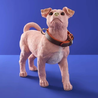 Werner Voss Dekorationsfigur <strong>Dog Charlie</strong>  Rosa