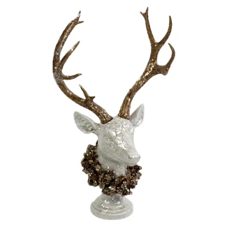 Werner Voss Dekorationsfigur <strong>Bust w. Laurel</strong>  Vit, Brun