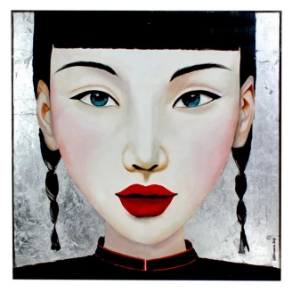 Werner Voss Talva <strong>Ying</strong>  Flerfärgad 100x100 cm