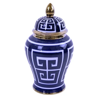 Werner Voss Vas med Lock S Blå, Vit