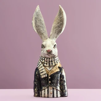 Werner Voss Dekorationsfigur <strong>Alfred</strong>  Vit, Svart