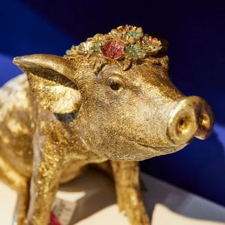 Werner Voss Dekorationsfigur <strong>Molli</strong>  Guld