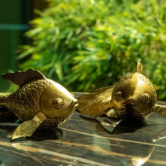 Werner Voss Dekorationsfigur <strong>Gold Fish</strong>  Guld