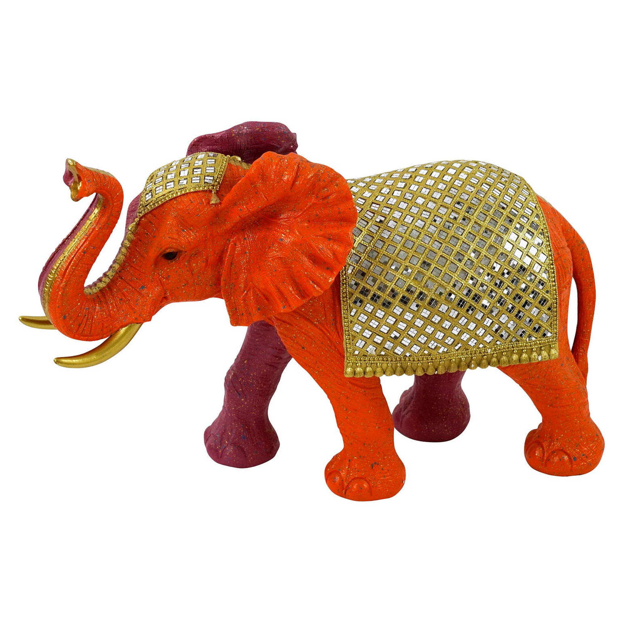 Werner Voss Dekorationsfigur Elephant Orange, Rosa